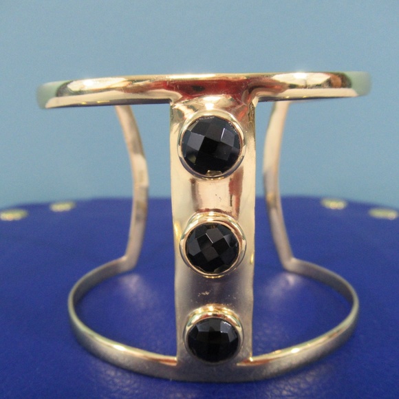 Vintage Jewelry - Vintage Avellino Italy Sterling Cuff Bracelet